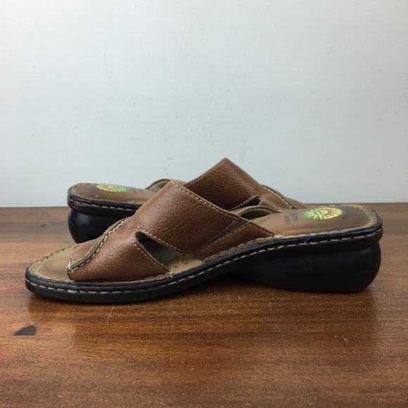 Earth Spirit Shoes Women’s Size 8 Gelron 2000 Hope Brown Leather Slide Sandals. - Picture 12 of 12